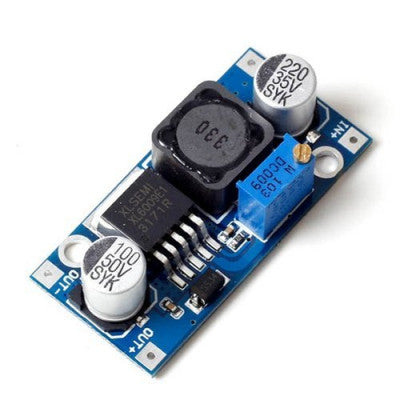 An XL6009 DC- DC Adjustable Step UP Boost Power Converter Module