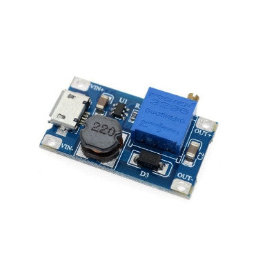 An XY-016 2A DC-DC Step Up 5V 9V 12V 28V Power Module with Micro USB