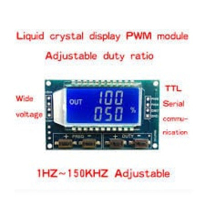 An XY-LPWM Signal Generator PWM Pulse Frequency Duty Cycle Adjustable Module LCD Display Module