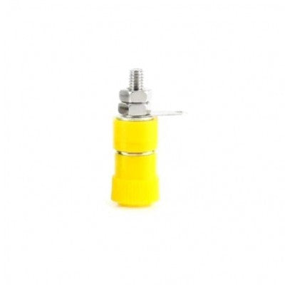 An Yellow JS-910B 4mm Banana Socket Jack