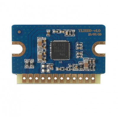 An YL2020 20W plus 20W Class D 12V-24V Mini Digital Power Amplifier Module