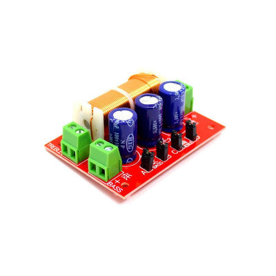 An YLY-2088 400W Treble-Bass Crossover Dual 2-Way Speaker Audio Crossover Module