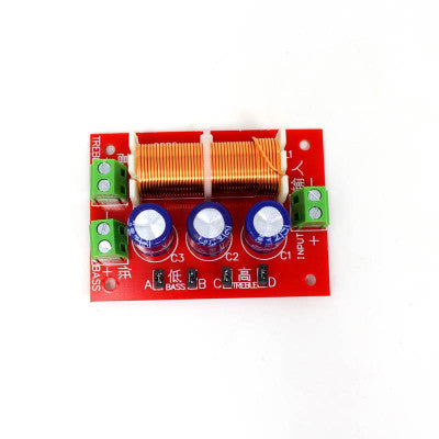An YLY-2088 400W Treble-Bass Crossover Dual 2-Way Speaker Audio Crossover Module
