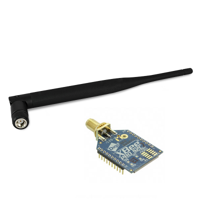 An Zigbee XBee Pro S2C 802.15.4 Module 63mW 3Km+ 3.2dBi Antenna