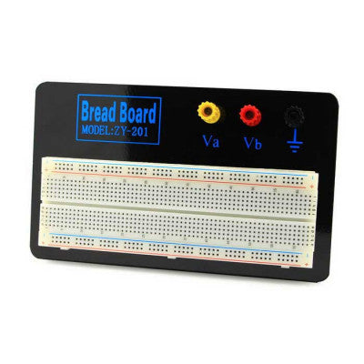An ZY-201 830 Points Solderless Breadboard