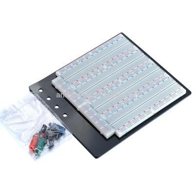 An ZY-208 3220 Points Solderless Breadboard - 4pcs 830pts MB-102