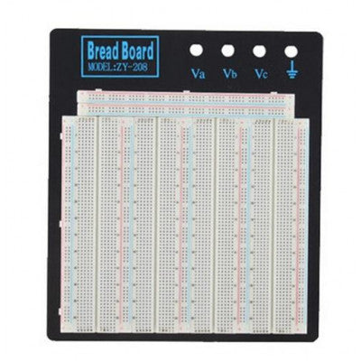 An ZY-208 3220 Points Solderless Breadboard - 4pcs 830pts MB-102